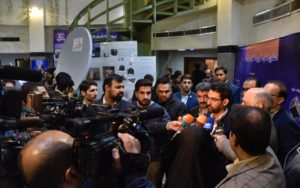 بازدید اصحاب رسانه از دستاوردهای فضایی